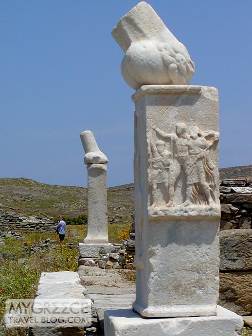 Sanctuary of Dionysus on Delos Island