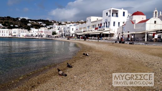 Mykonos Town harbourfront 