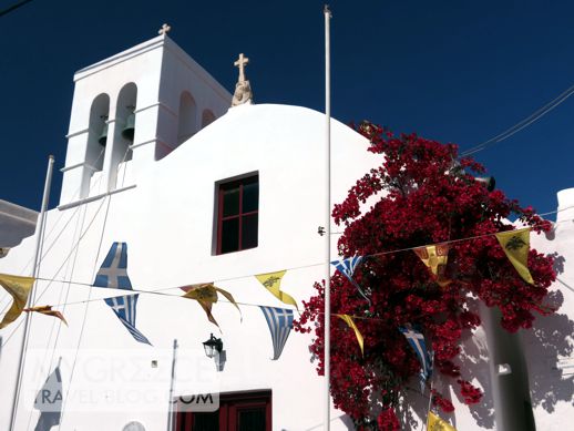a church in Mykonos Town