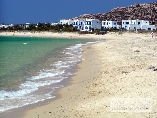 Plaka beach on Naxos