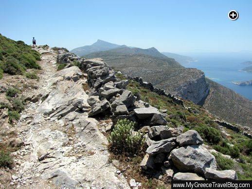 Amorgos hiking path