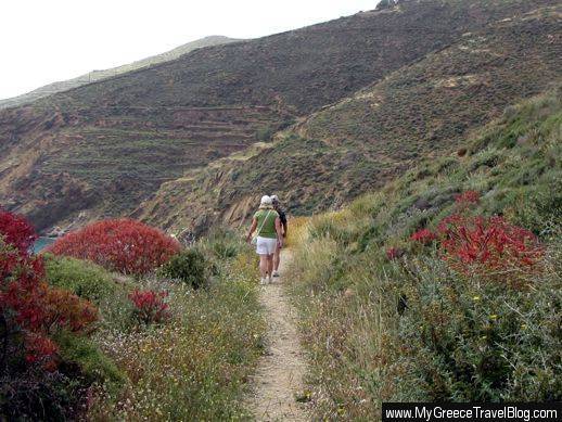 Amorgos hiking path
