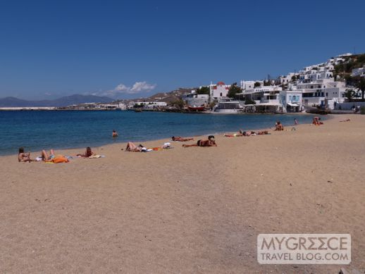 Agia Anna beach Mykonos Town