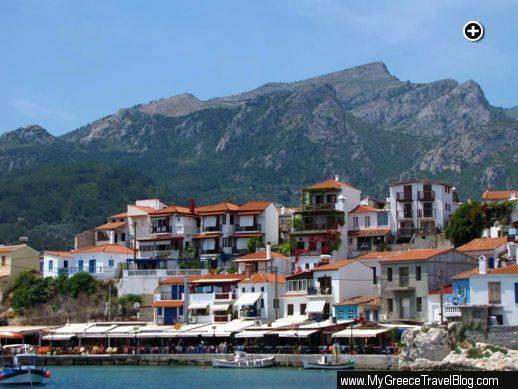 Harbour view of Kokkari village on Samos