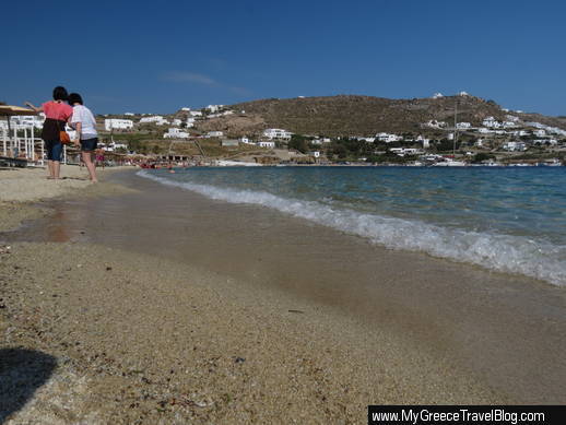 Ornos beach Mykonos
