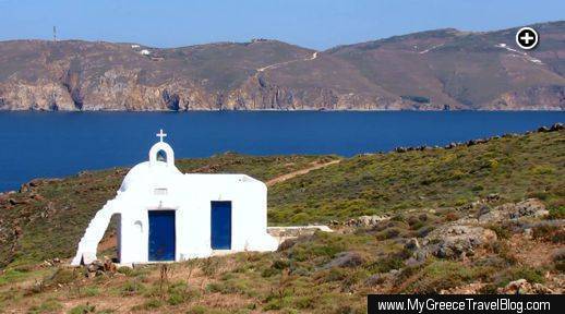 This chapel above Agios Sostis on Mykonos is dedicated to Agios Iakovos