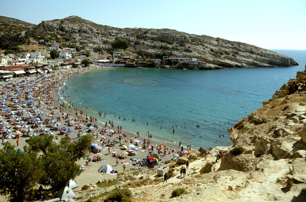 Matala beach | Trip advisor, Beach, Crete