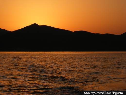 western Milos at sunset