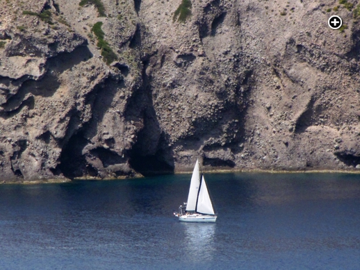 sailboat in the Gulf of Milos
