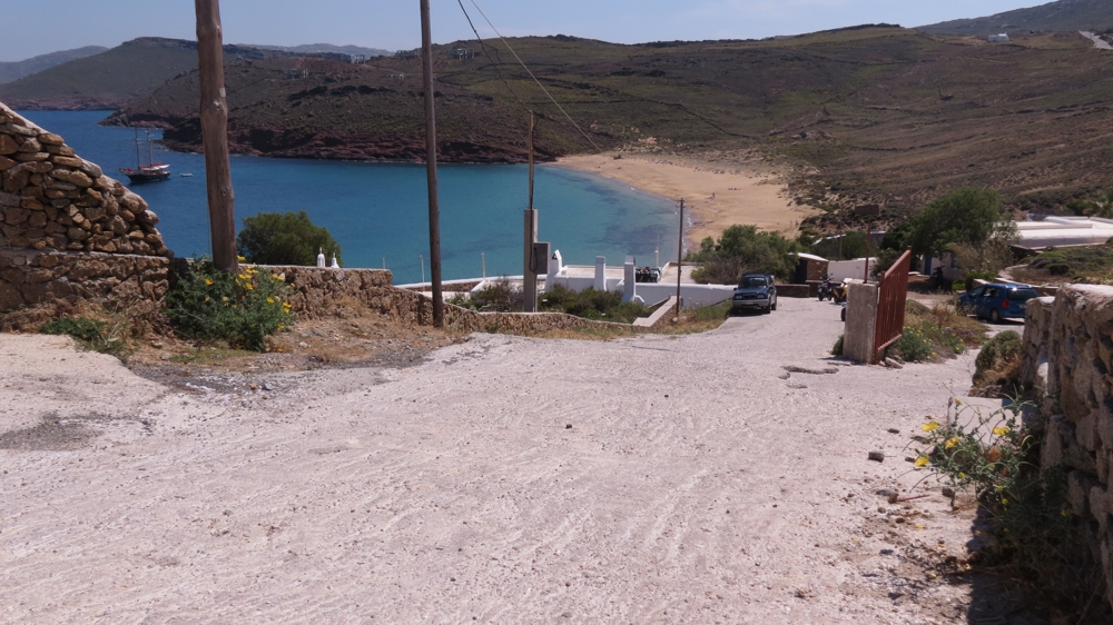 Agios Sostis beach on Mykonos