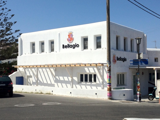 Bellagio Cafe Bar at Ornos Mykonos