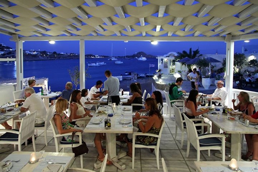 Blue Myth restaurant Mykonos