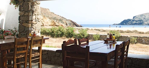 Fokos Taverna at Fokos beach Mykonos