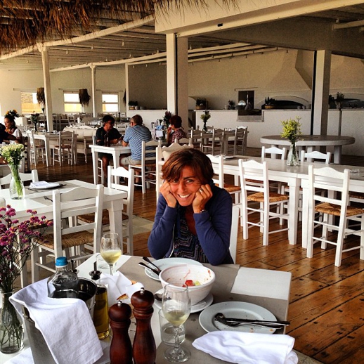 Liasti restaurant at Lia beach Mykonos