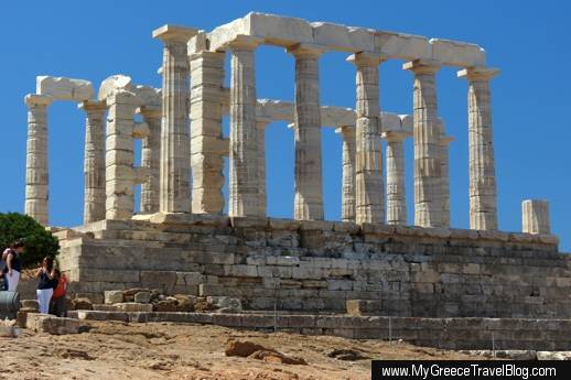 Temple of Poseidon at Cape Sounion Greece