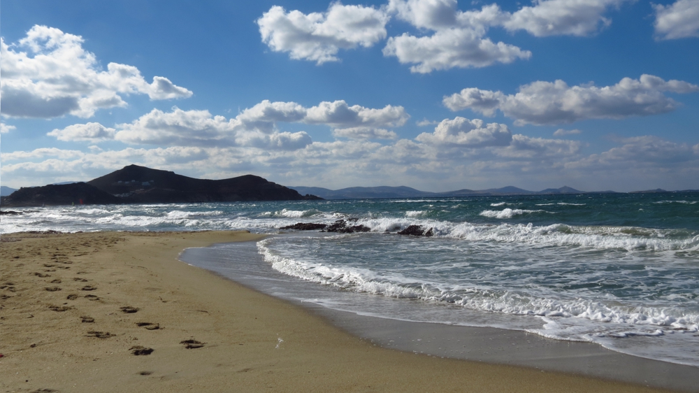 St George's beach Naxos