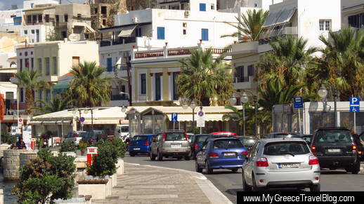 Naxos Town waterfront 