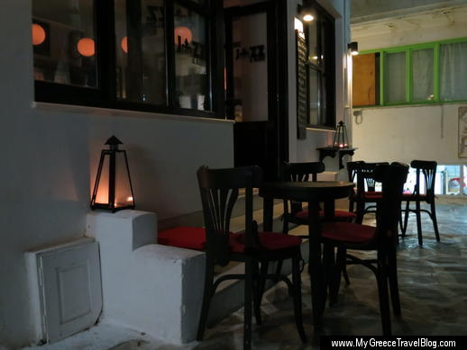 a jazz bar in Naxos Town