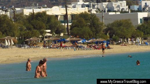 nudists at Agios Prokopios beach