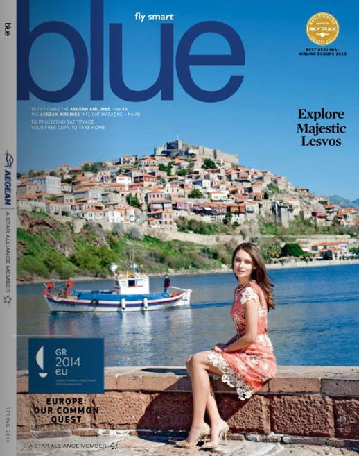 Aegean Airlines Blue magazine