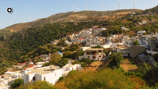 Koronos village on Naxos