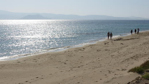 Plaka beach on Naxos 