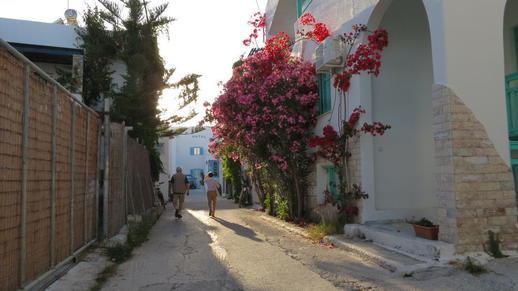 a street in Naxos Town 