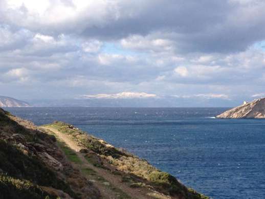 Amorgos view of Naxos