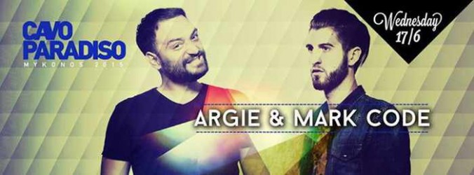 Argie & Mark Code spin at Cavo Paradiso June 17 2015