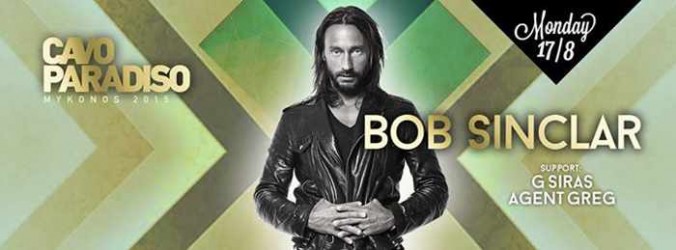 Bob Sinclar headlines at Cavo Paradiso Mykonos