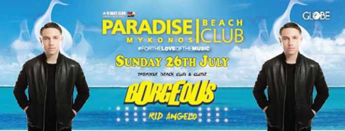 Borgeous and Kid Angelo at Paradise beach club