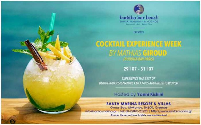 Cocktail experience week at Buddha-Bar Beach