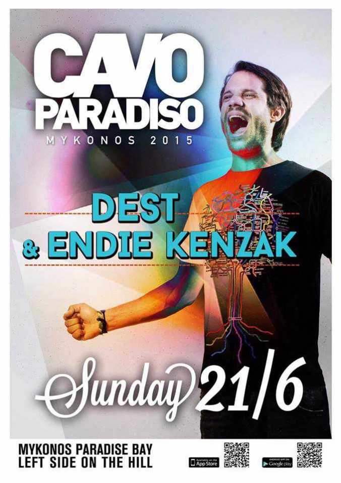 Dest & Endie Kenzak headline at Cavo Paradiso Mykonos June 20 2015