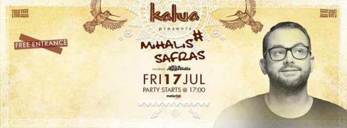 Mihalis Safras at Kalua bar Mykonos July 17 2015