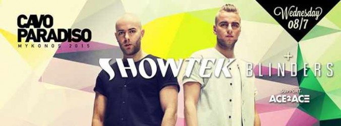 Showtek & Blinders at Cavo Paradiso Mykonos