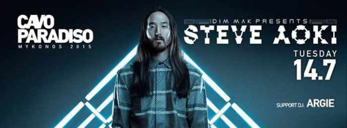 Steve Aoki at Cavo Paradiso