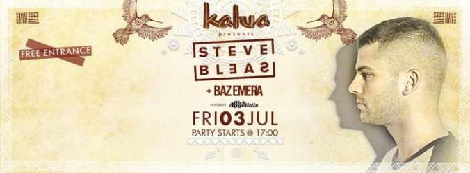 Steven Bleas appearing at Kalua bar Mykonos July 3 2015