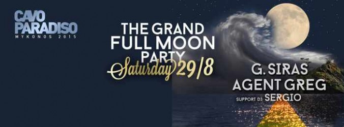 Full Moon Party at Cavo Paradiso Mykonos