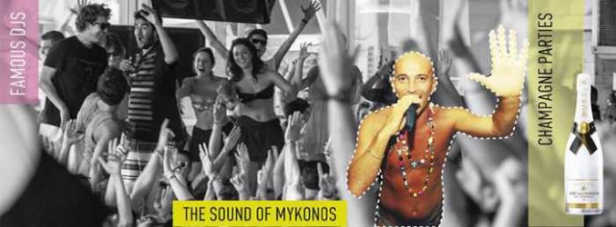 Tropicana beach club at Paradise beach Mykonos image from its Facebook page