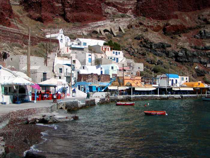 Amoudi Bay on Santorini
