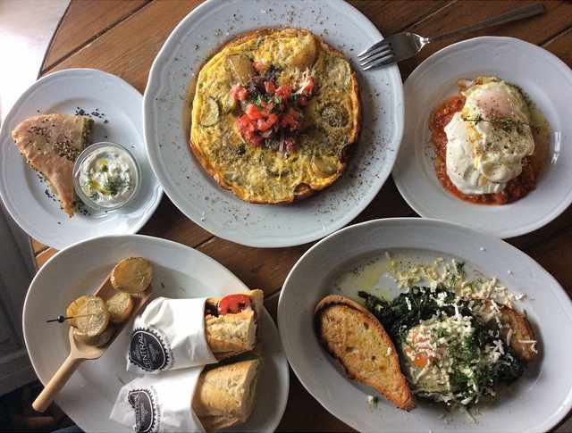 Central Coffee Shop Mykonos breakfast photo shared on Facebook by Nadia Massachou a
