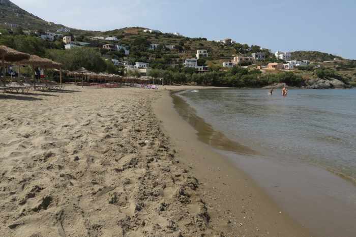 Kini beach on Syros