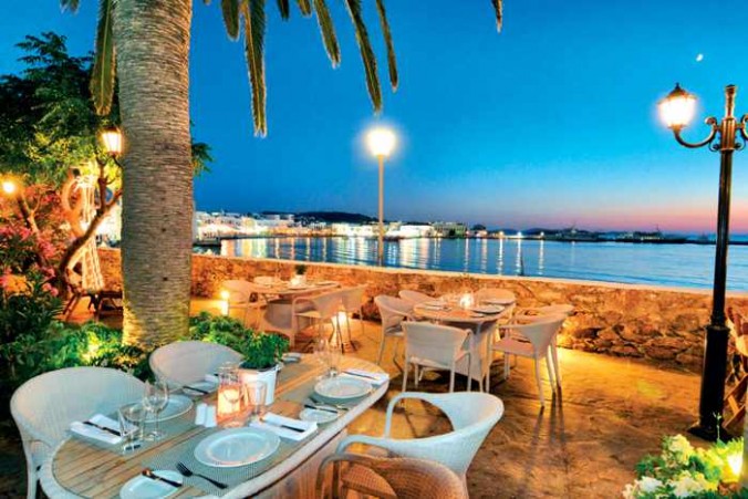 Natura restaurant at the Leto Hotel Mykonos photo from the hotel website