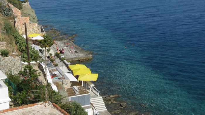 Asteria Beach Bar on Syros