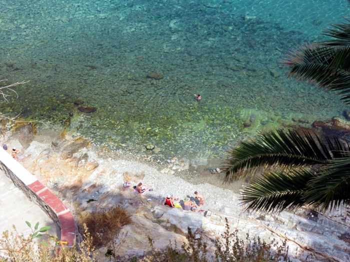 Asteria beach on Syros