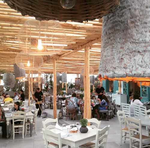 Almyra Fish Tavern Mykonos photo shared on Instagram by muserebelle