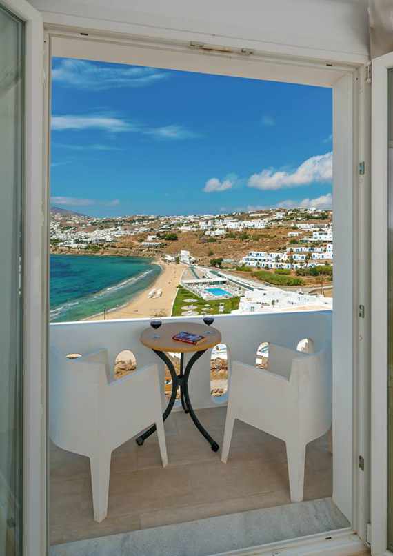 Cape Mykonos Residences room interior photo 02 from the Cape Mykonos Facebook page