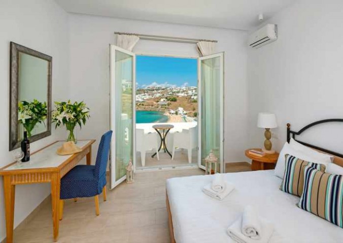 Cape Mykonos Residences room interior photo from the Cape Mykonos Facebook page