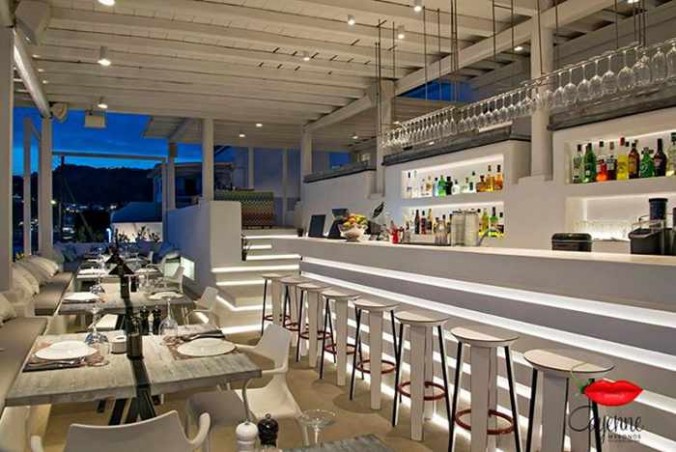 Cayenne Mykonos interior seen in a Facebook photo