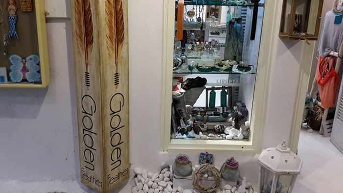 Golden Feather Mykonos photo from the shop's Facebook page